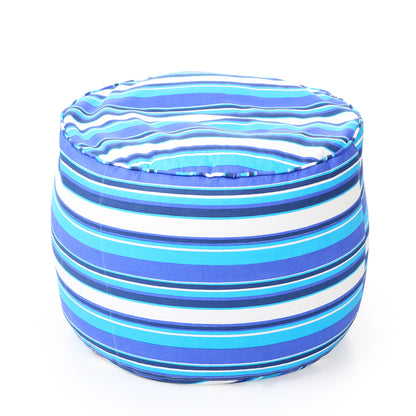 Round - Ottoman Printed Bean Bag With Fillers - Large