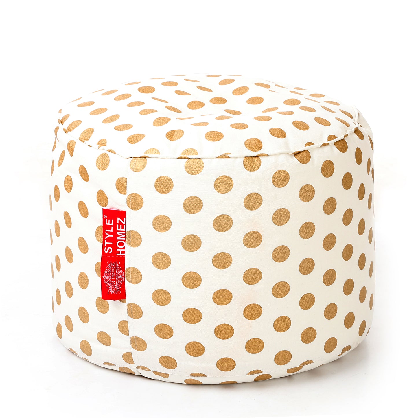 Round - Ottoman Printed Bean Bag With Fillers - Large