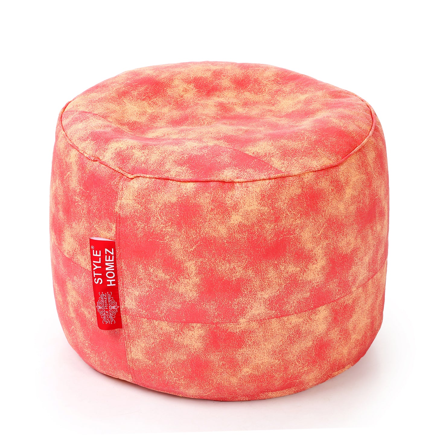 Round - Ottoman Printed Bean Bag With Fillers - Large