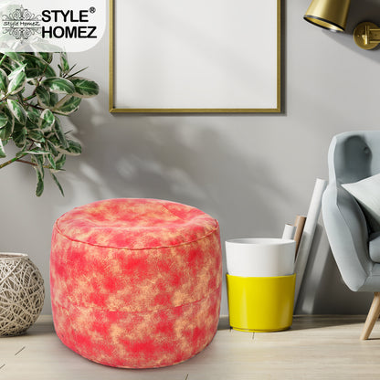 Round - Ottoman Printed Bean Bag With Fillers - Large