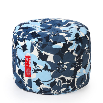 Round - Ottoman Printed Bean Bag With Fillers - Large