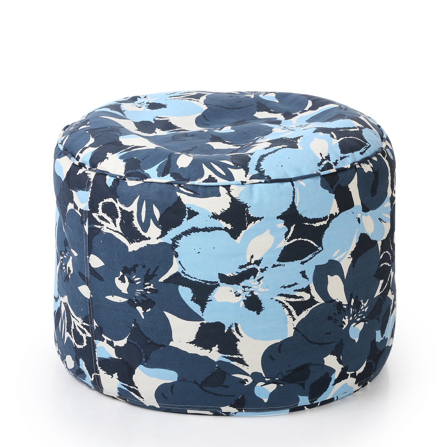Round - Ottoman Printed Bean Bag With Fillers - Large