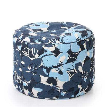 Round - Ottoman Printed Bean Bag With Fillers - Large