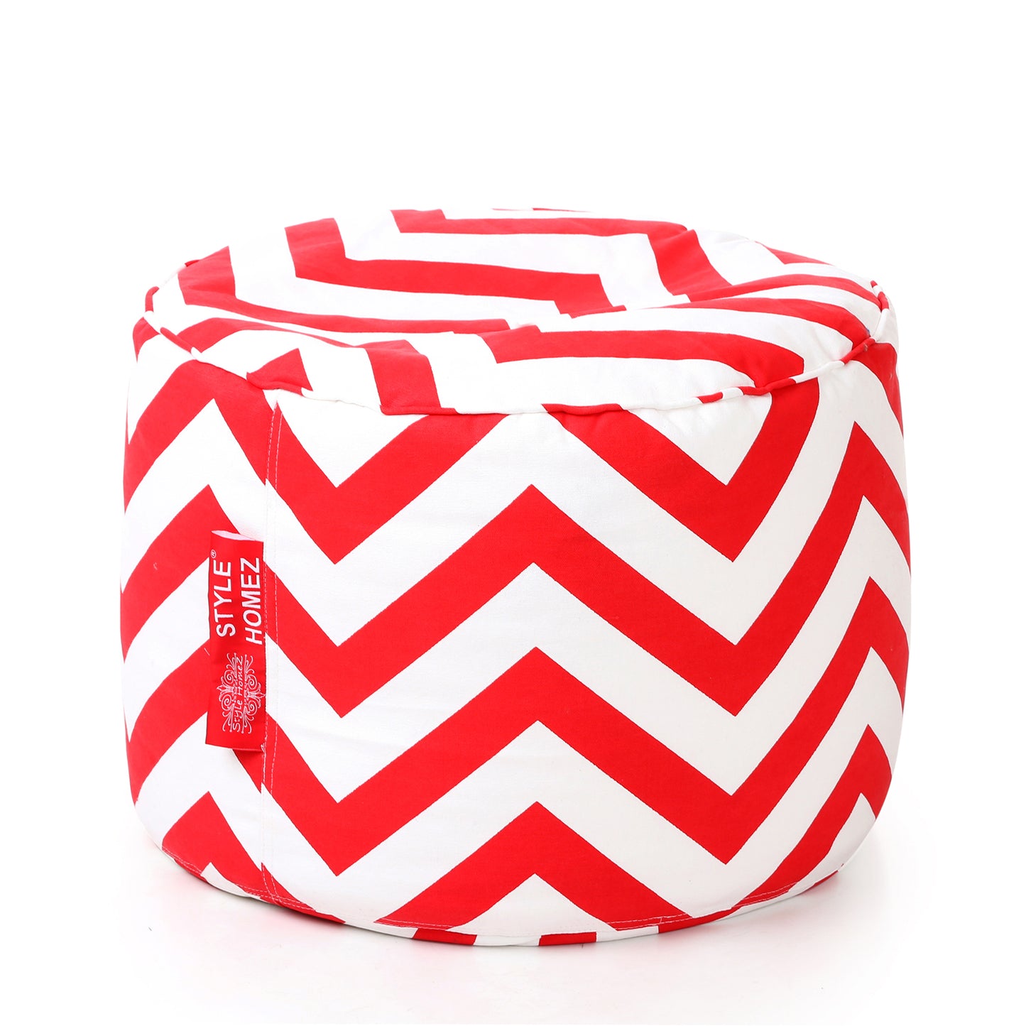Round - Ottoman Printed Bean Bag With Fillers - Large