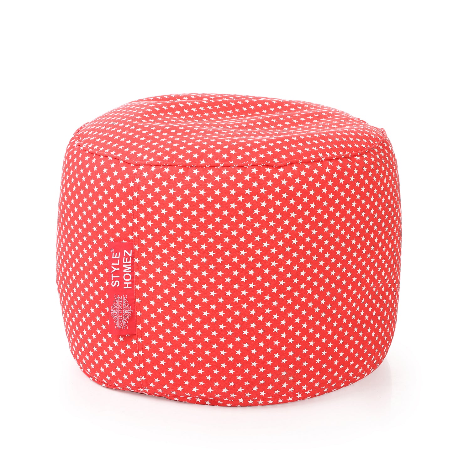 Round - Ottoman Printed Bean Bag With Fillers - Large