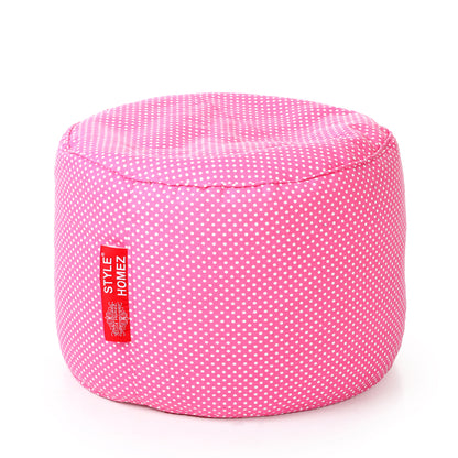 Round - Ottoman Printed Bean Bag With Fillers - Large