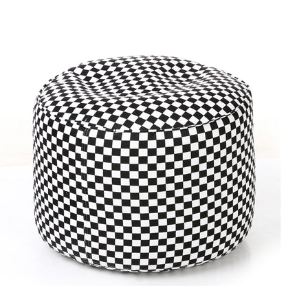 Round - Ottoman Printed Bean Bag With Fillers - Large
