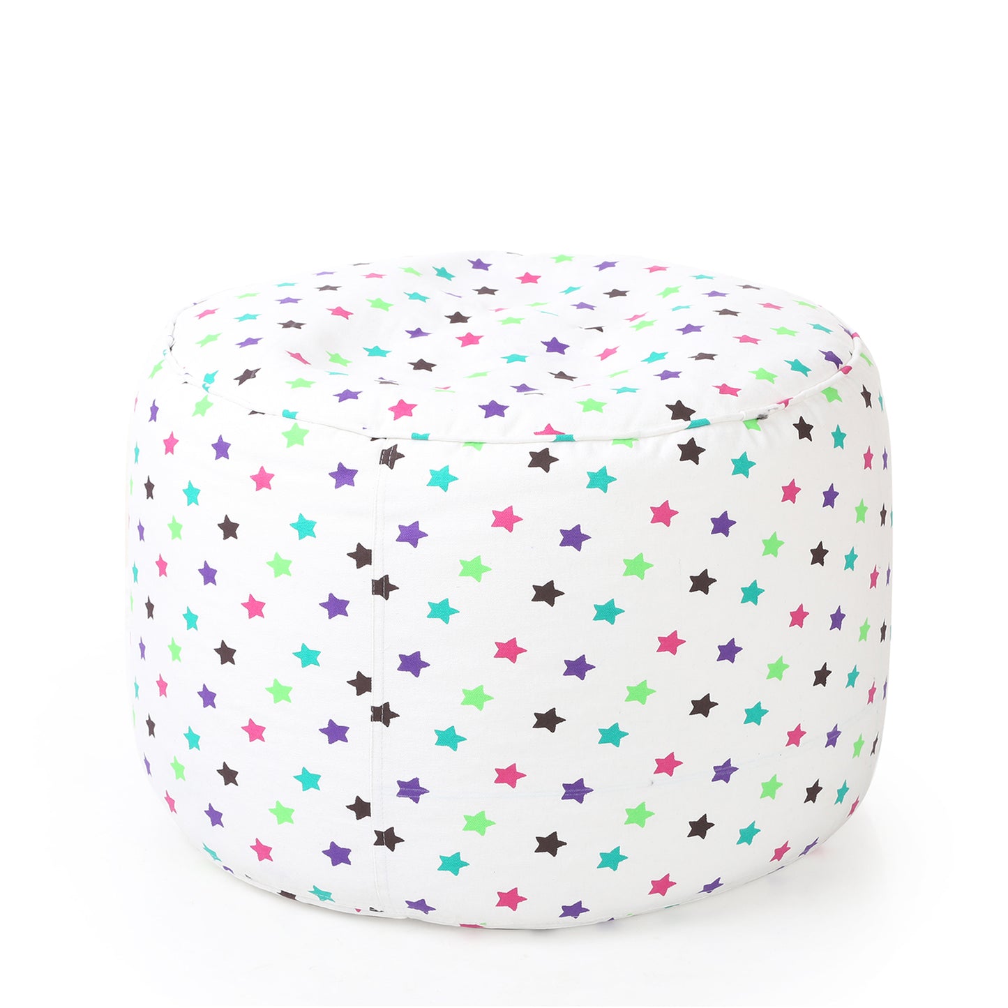 Round - Ottoman Printed Bean Bag With Fillers - Large
