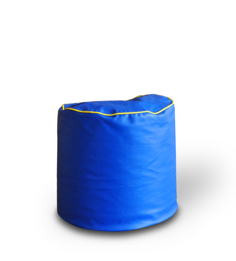 Classic - Leatherette Bean Ottoman Stool - Large