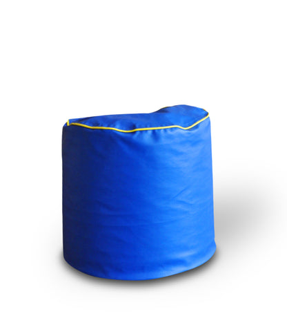 Classic - Leatherette Bean Ottoman Stool - Large
