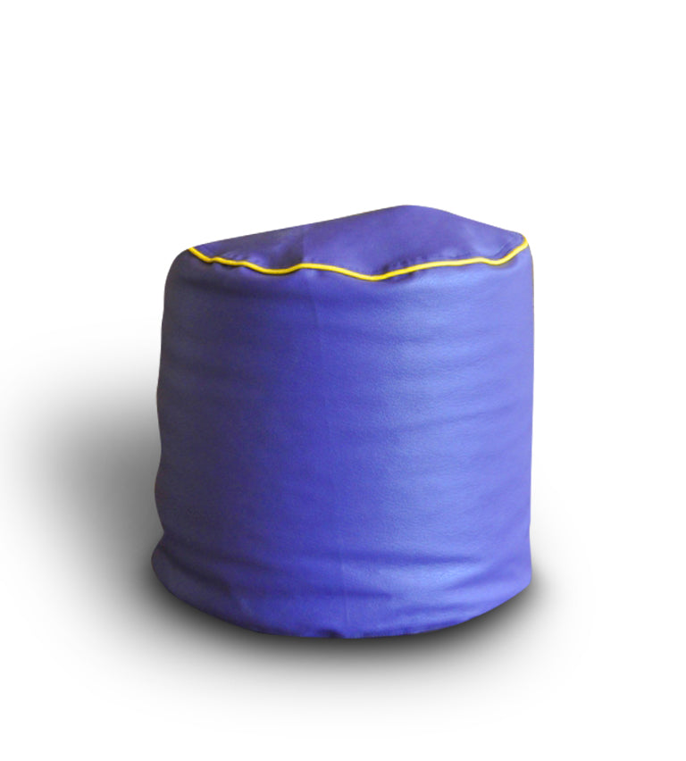 Classic - Leatherette Bean Ottoman Stool - Large