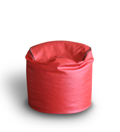 Classic - Leatherette Bean Ottoman Stool - Large