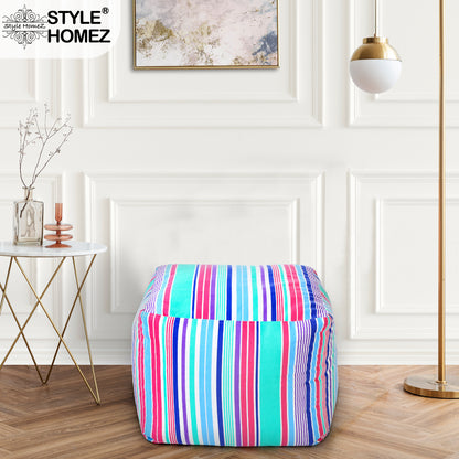 Square - Ottoman Printed Bean Bag With Fillers - Large
