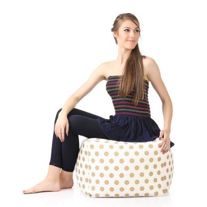 Square - Ottoman Printed Bean Bag With Fillers - Large