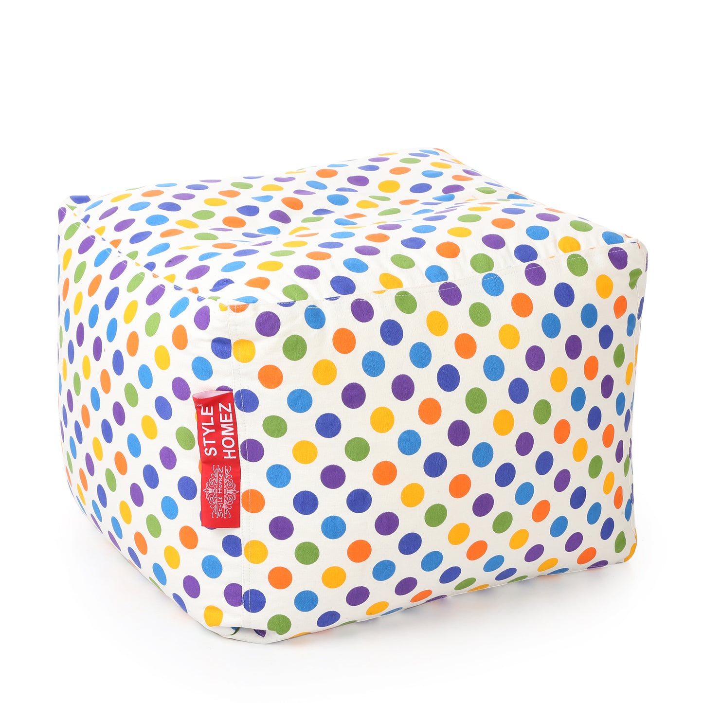 Square - Ottoman Printed Bean Bag With Fillers - Large