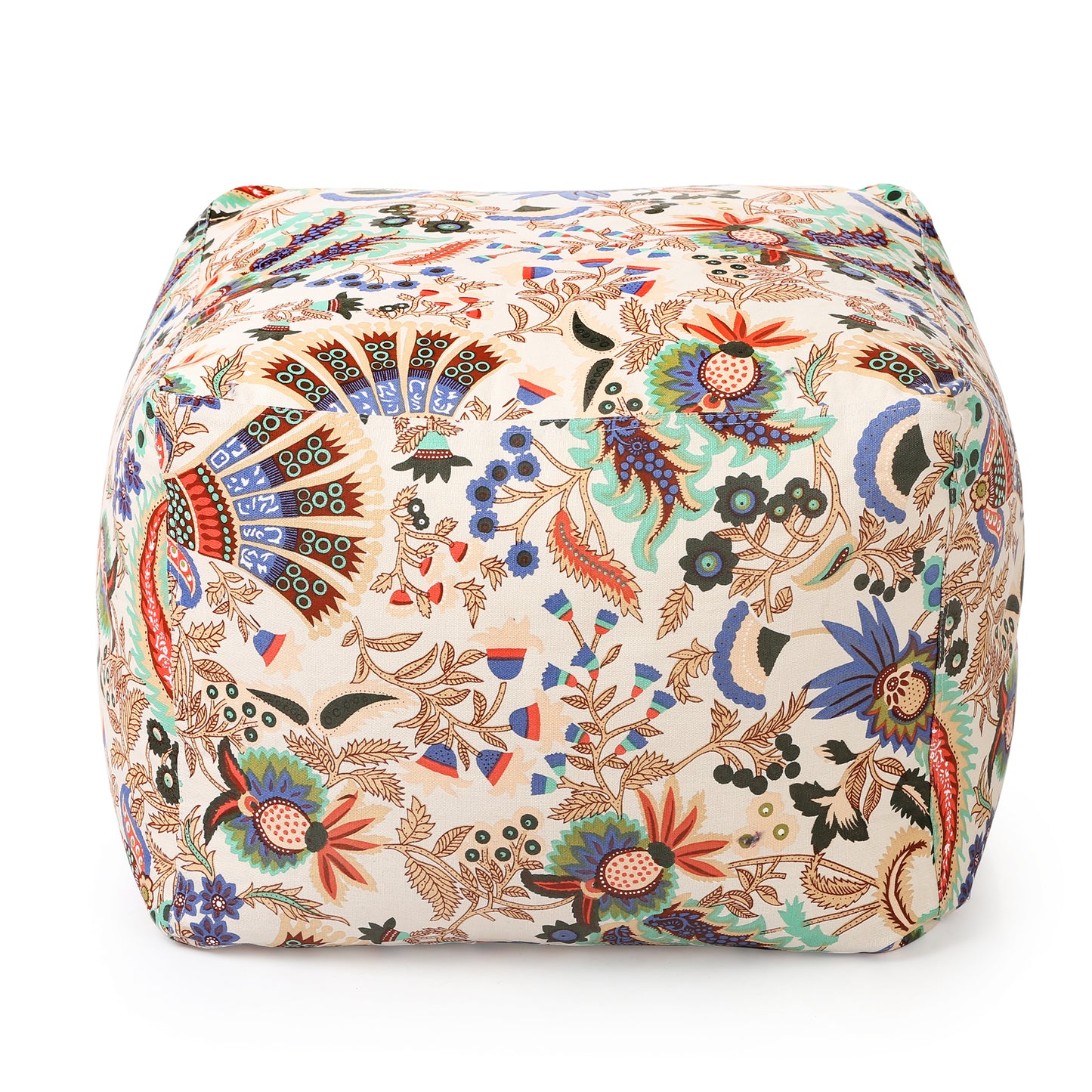 Square - Ottoman Printed Bean Bag With Fillers - Large