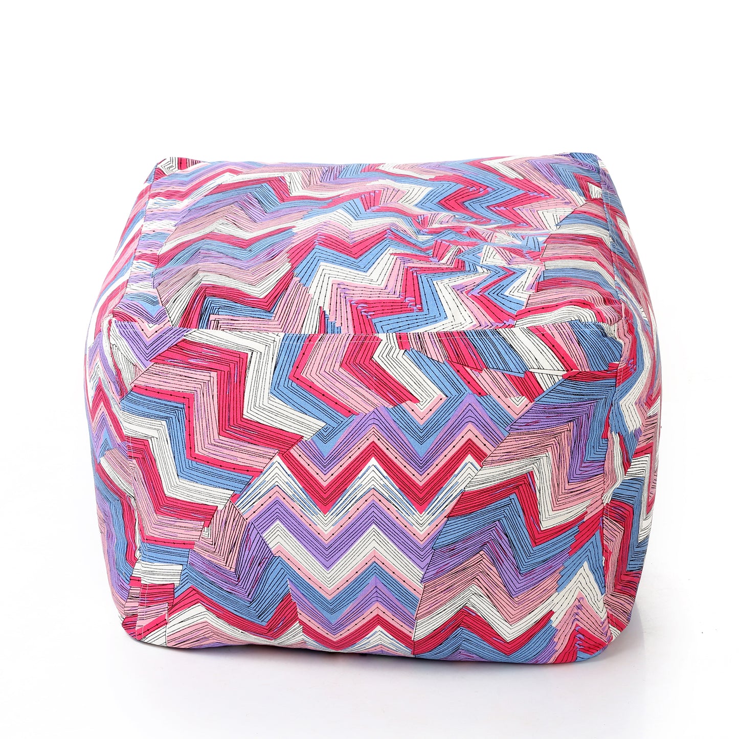 Square - Ottoman Printed Bean Bag With Fillers - Large