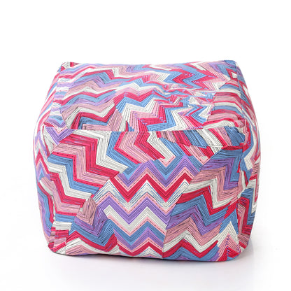 Square - Ottoman Printed Bean Bag With Fillers - Large