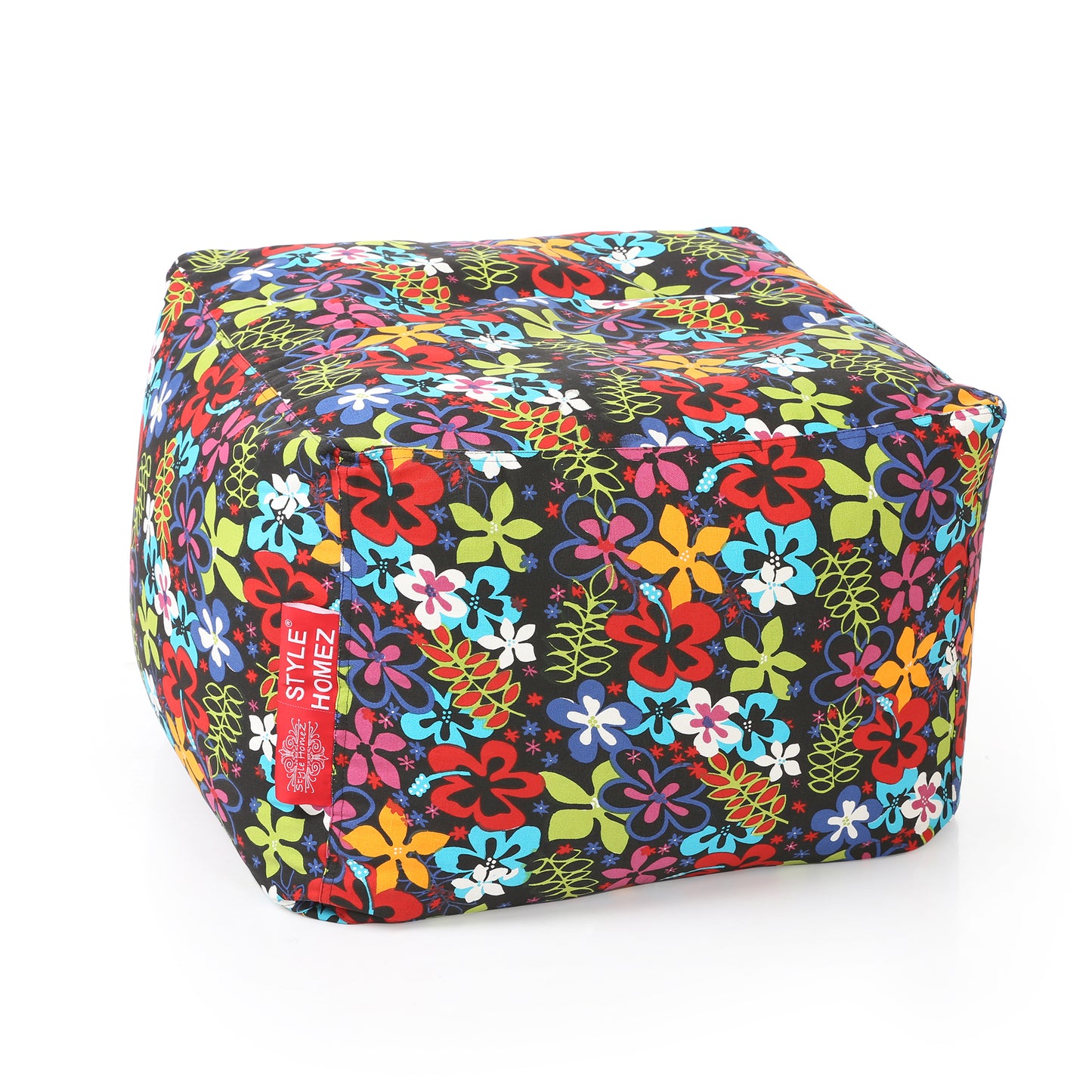Square - Ottoman Printed Bean Bag With Fillers - Large