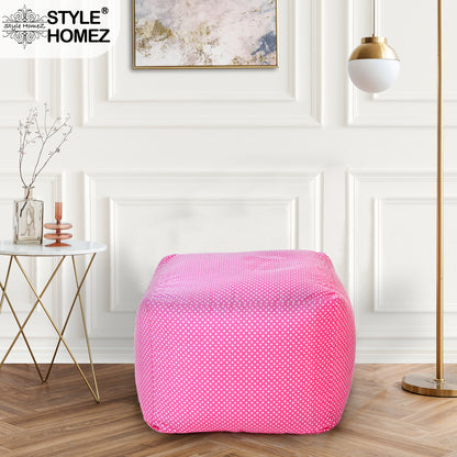 Square - Ottoman Printed Bean Bag With Fillers - Large