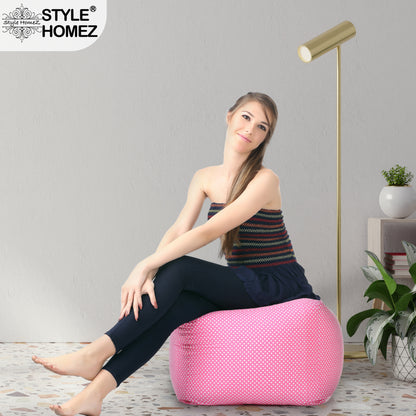 Square - Ottoman Printed Bean Bag With Fillers - Large