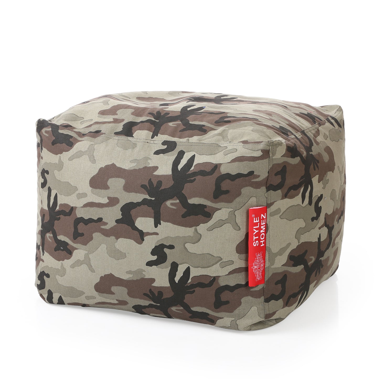 Square - Ottoman Printed Bean Bag With Fillers - Large