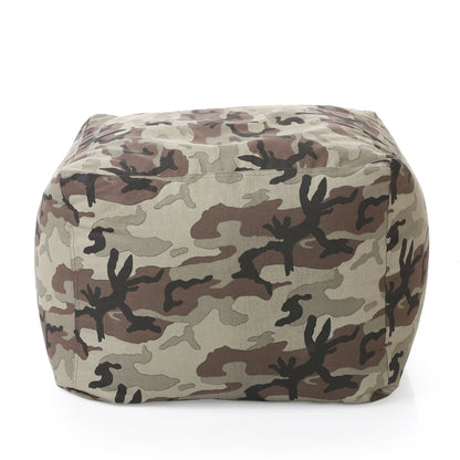Square - Ottoman Printed Bean Bag With Fillers - Large