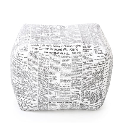 Square - Ottoman Printed Bean Bag With Fillers - Large