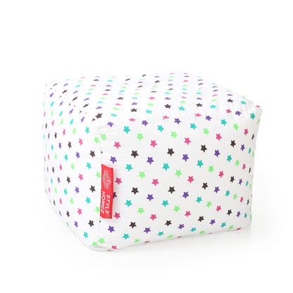 Square - Ottoman Printed Bean Bag With Fillers - Large