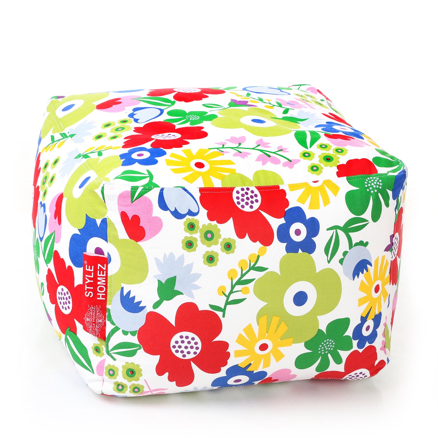 Square - Ottoman Printed Bean Bag With Fillers - Large