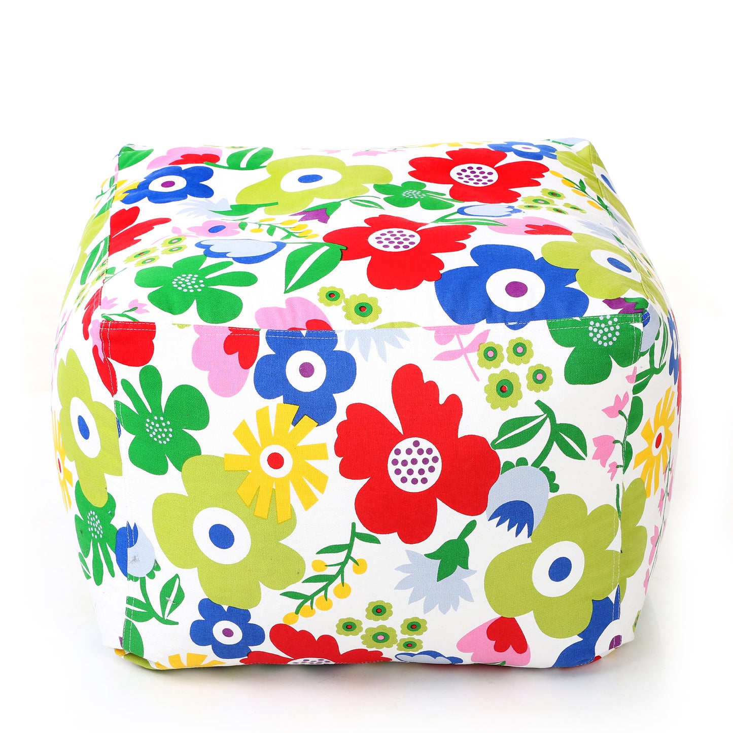 Square - Ottoman Printed Bean Bag With Fillers - Large