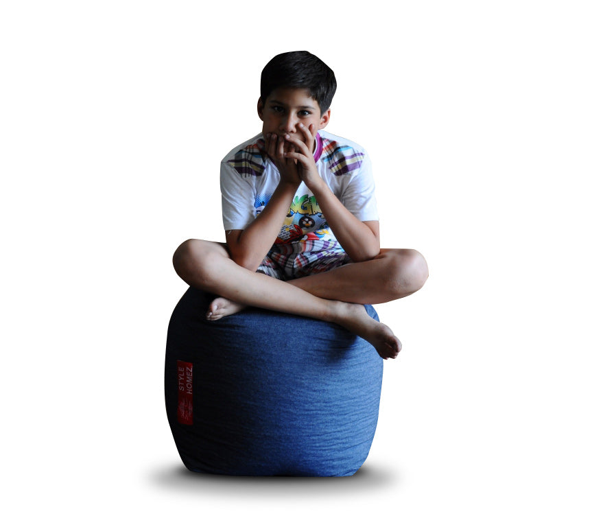 Square - Ottoman Printed Bean Bag With Fillers - Large