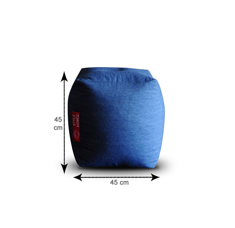 Square - Ottoman Printed Bean Bag With Fillers - Large