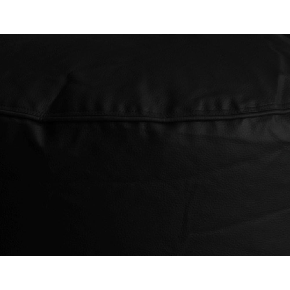 XL Round Floor Cushion With Beans - Black