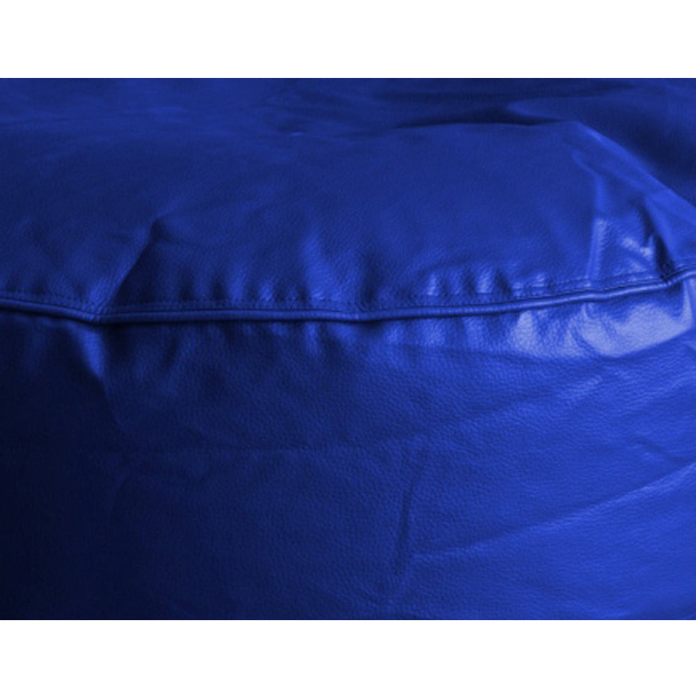 XL Round Floor Cushion With Beans - Blue