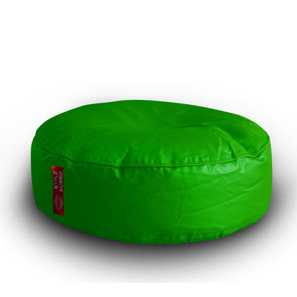 XL Round Floor Cushion With Beans - Green