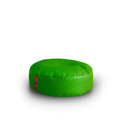 XL Round Floor Cushion With Beans - Green