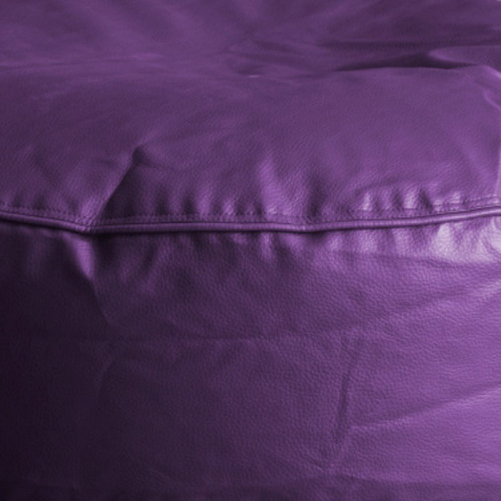 XL Round Floor Cushion With Beans - Purple