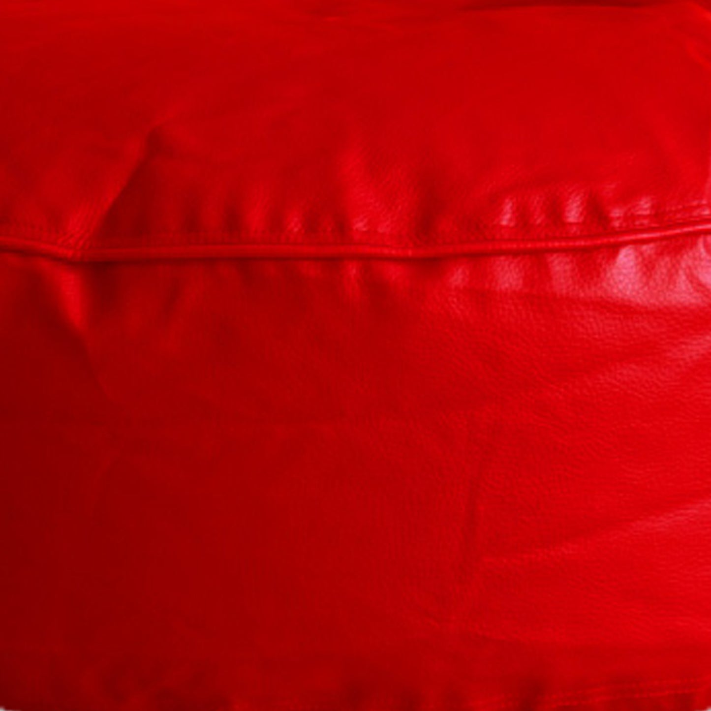 XL Round Floor Cushion With Beans - Red