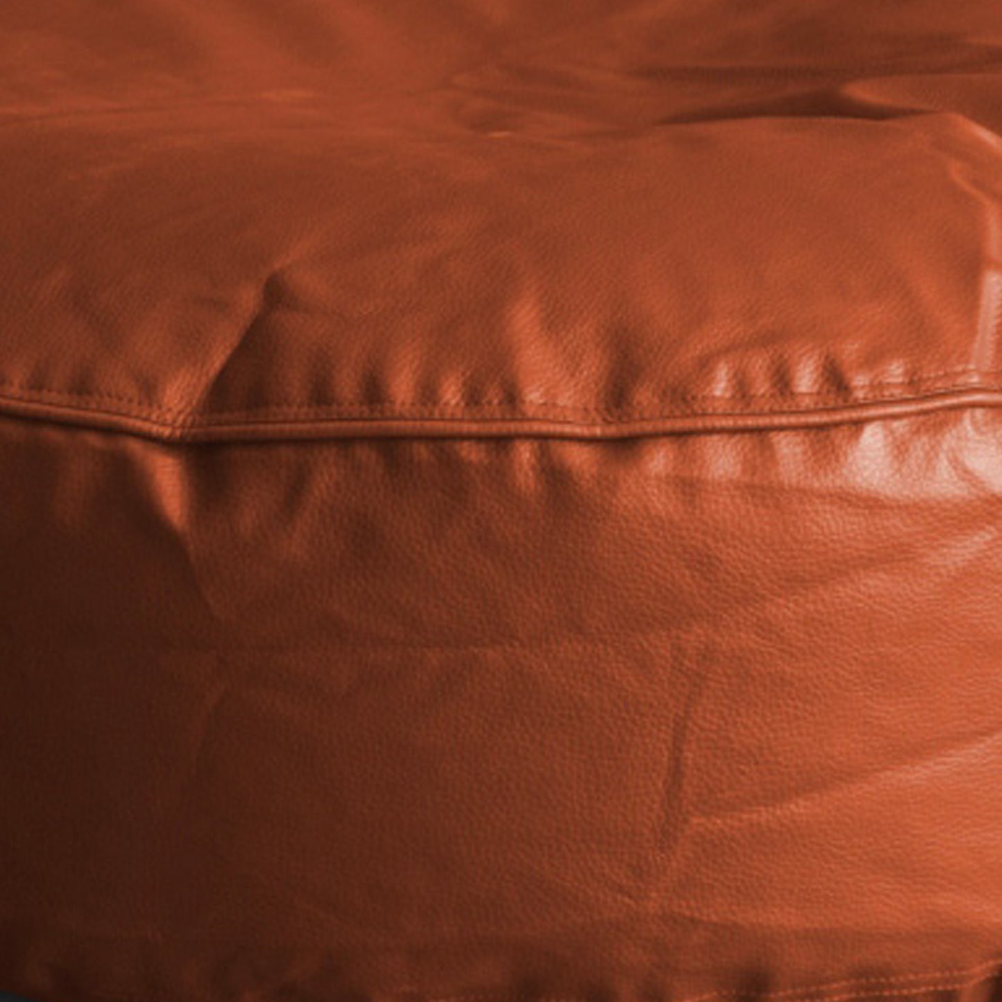 XL Round Floor Cushion With Beans - Tan