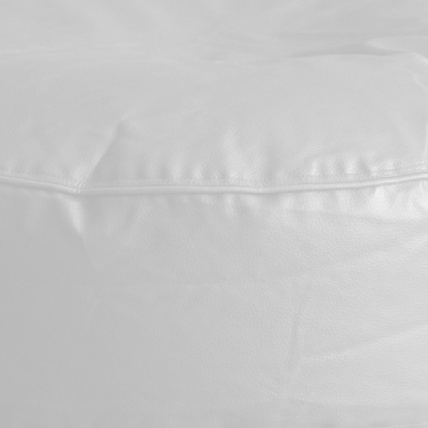XL Round Floor Cushion With Beans - White