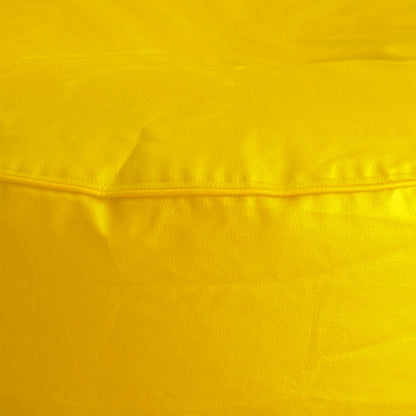XL Round Floor Cushion With Beans - Yellow