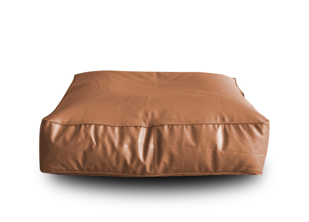 XL Floor Cushion With Beans - Square - Tan
